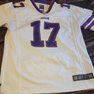Nike Kids White and Blue Buffalo Bills Jersey